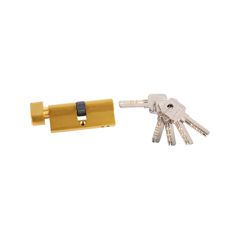3 Keys Anti-Theft Security Zinc Alloy Lock Cylinder with Knob