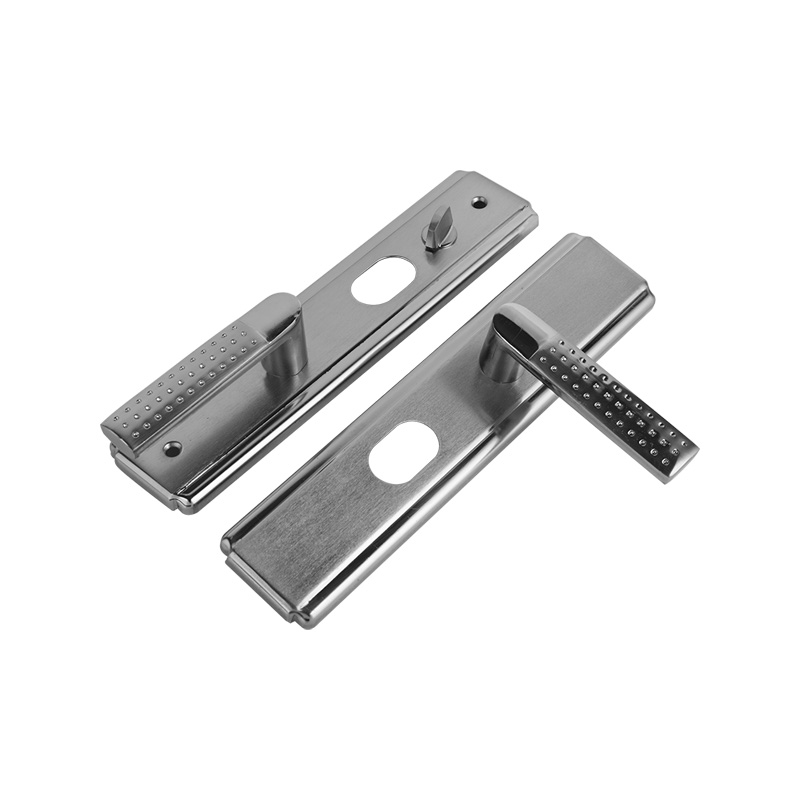 6860mm Iron Plate Aluminum Lever Entrance Door Handles