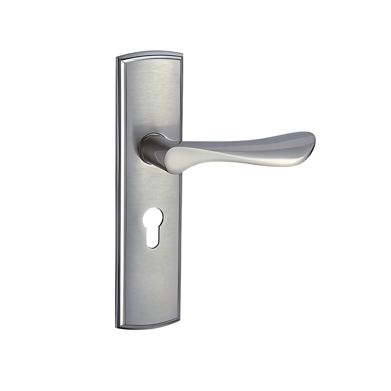 58mm Aluminum Alloy Door Lever Handle with Lever Plate Safety Door Lock
