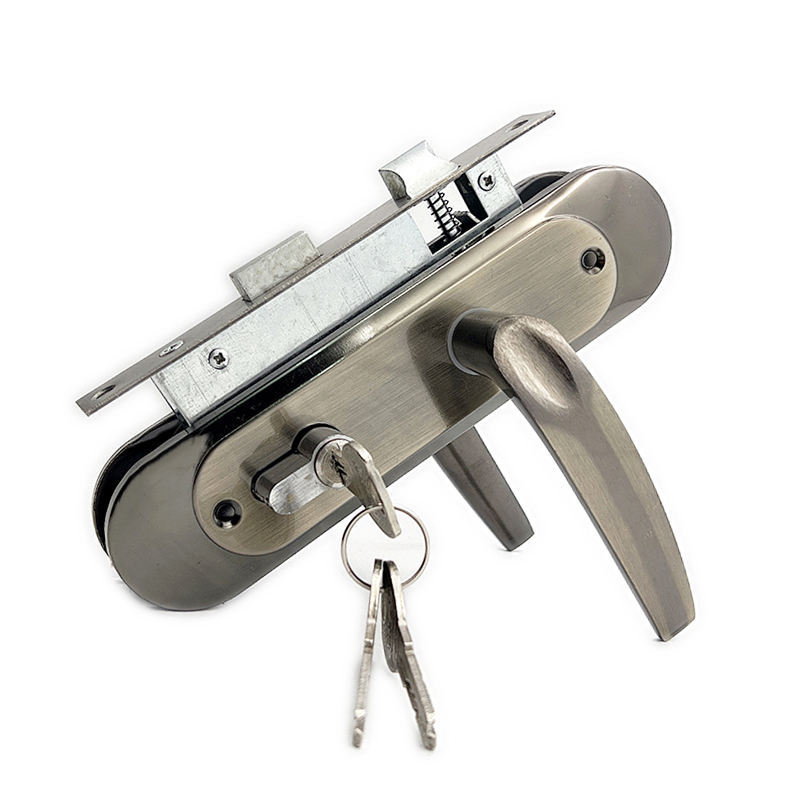 M5807, 58mm Door lockset for wooden doors and interior doors, Aluminum Alloy Door lever Handle with iron lever Plate Security Door Lock mortise locks