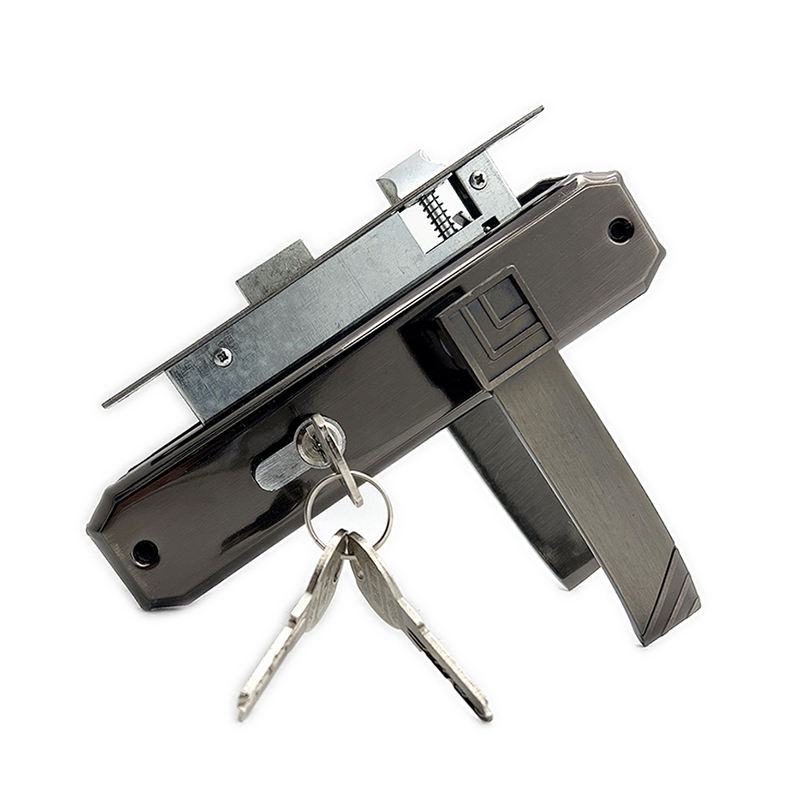 M5819, 58mm Door lockset for wooden doors and interior doors, Aluminum Alloy Door lever Handle with iron lever Plate Security Door Lock mortise locks