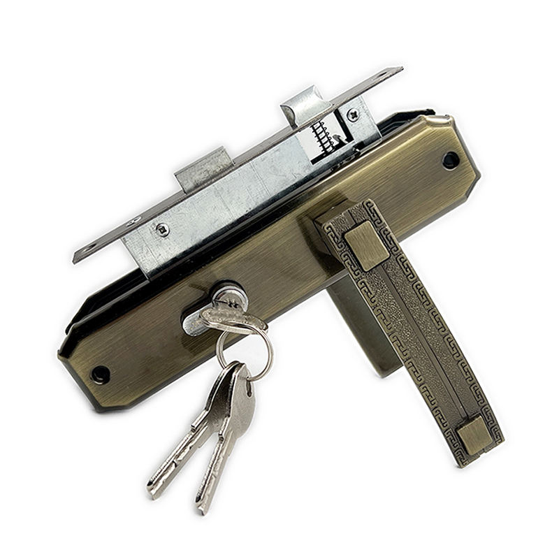 M5821, 58mm Door lockset for wooden doors and interior doors, Aluminum Alloy Door lever Handle with iron lever Plate Security Door Lock mortise locks