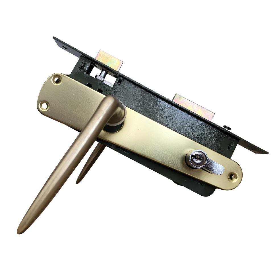 M8507, 85mm zinc Door Lockset Lever Handles zinc Plate motise locks and cylinders ,Security for interior Doors